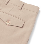 Brunello Cucinelli - Pleated Linen Shorts - Neutrals