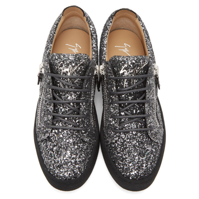 Gail Glitter Giuseppe Sparkle Sneakers Giuseppe Zanotti Silver