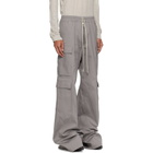 Rick Owens Gray Tower Cargobelas Cargo Pants