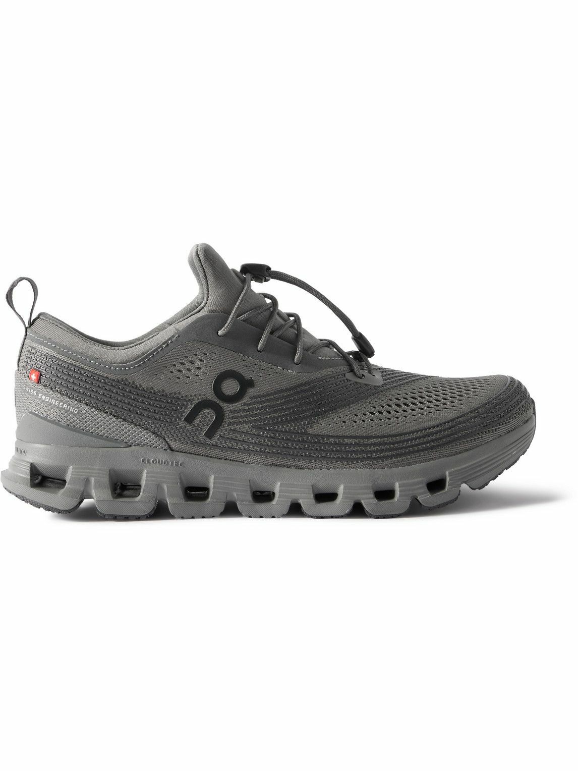ON - Cloud X Z5 Rubber-Trimmed Mesh Sneakers - Gray On