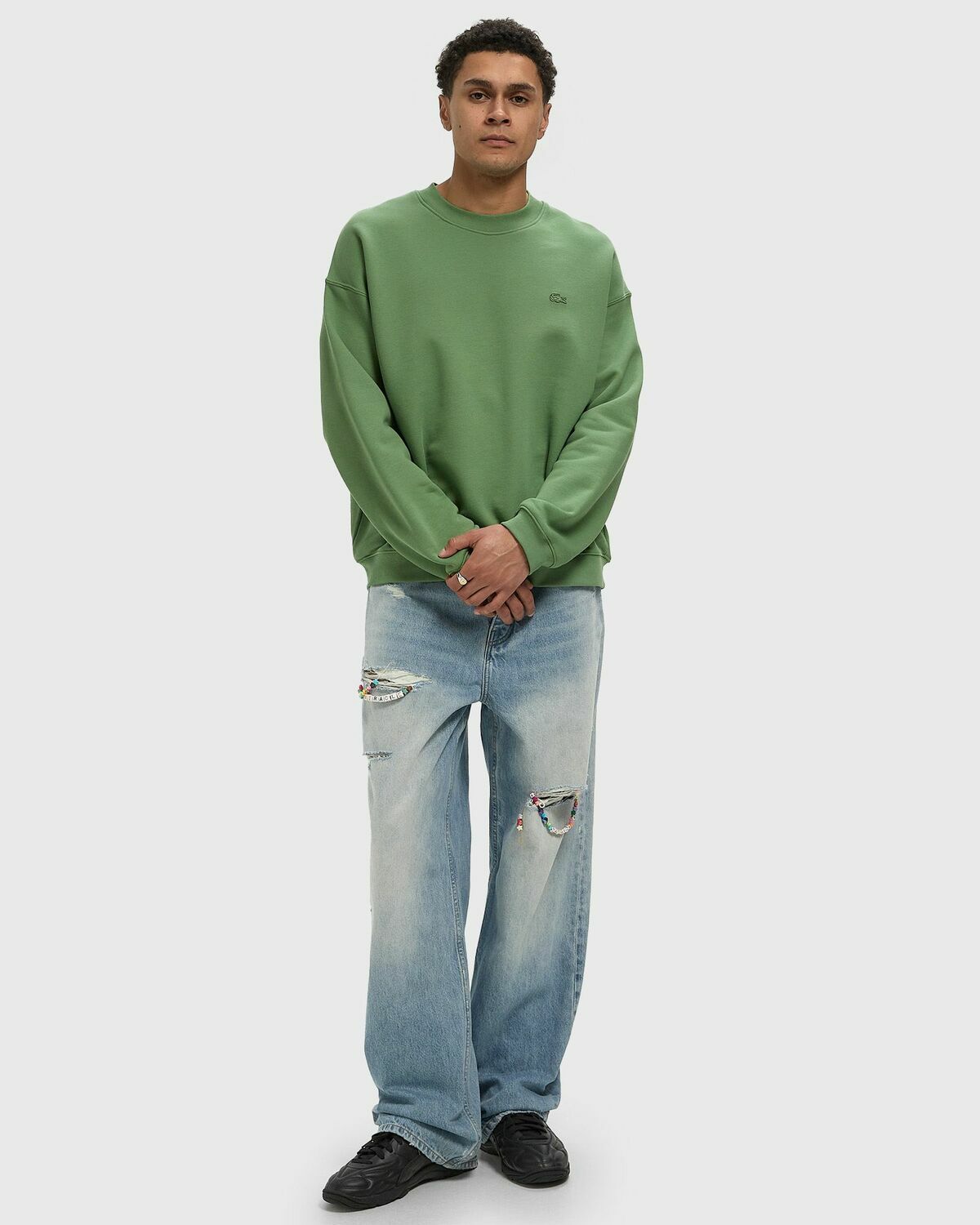 Loose Fit Heavy Fleece Sweatshirt