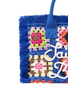 MC2 Saint Barth Colette Blue Crochet Handbag