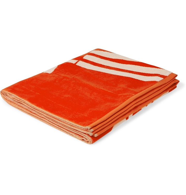 Photo: adidas Consortium - Spezial Logo-Print Cotton Towel - Red