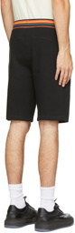 Paul Smith Black Jersey Artist Stripe Shorts