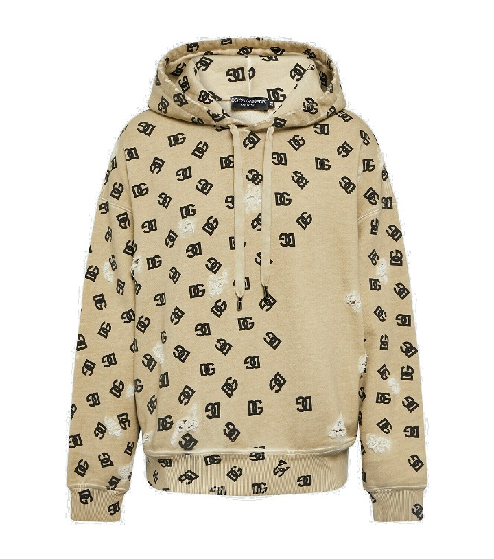 Photo: Dolce&Gabbana - DG printed cotton hoodie