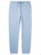 Polo Ralph Lauren - Tapered Logo-Embroidered Cotton-Jersey Sweatpants - Blue