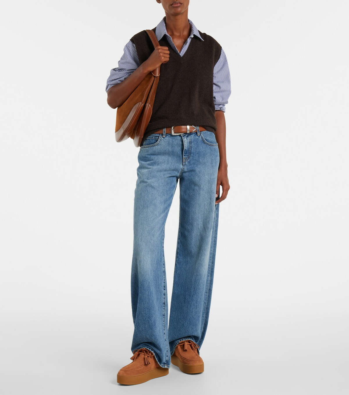 Hogan H681 suede platform desert boots