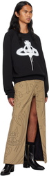 Vivienne Westwood Black Spray Orb Sweatshirt