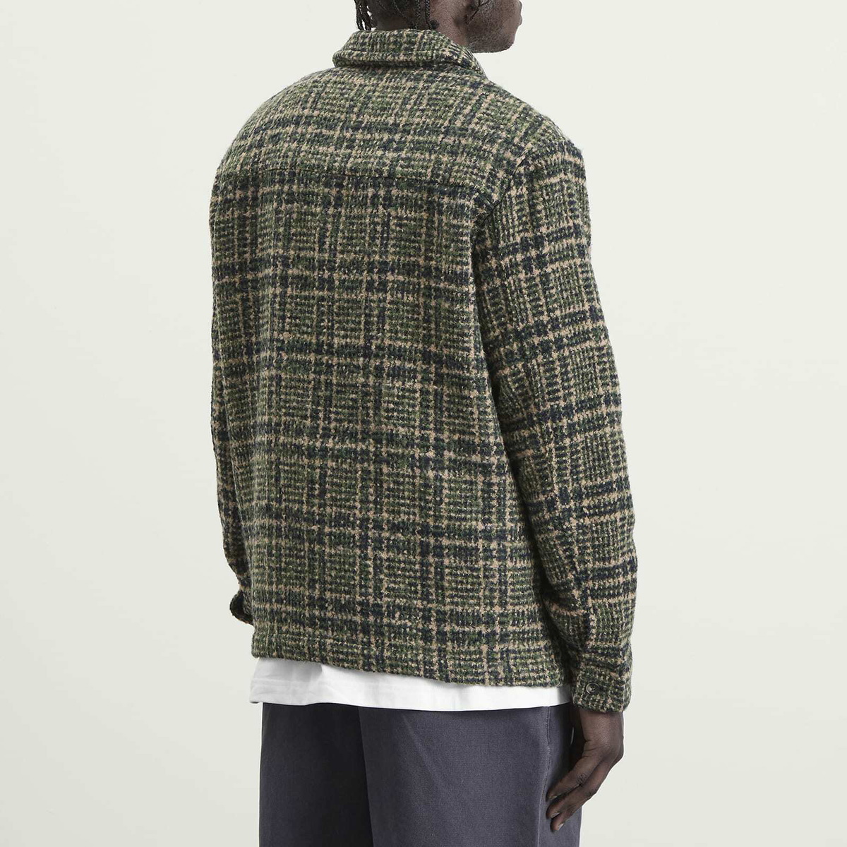 Bound Men's Textured Woven Overshirt in Yosemite Check