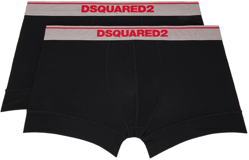 Dsquared2 Two-Pack Black Boxer Briefs