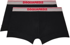 Dsquared2 Two-Pack Black Boxer Briefs