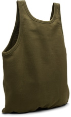 Marni Khaki Small Tank Tote