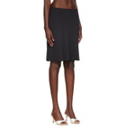 Cou Cou Black 'The Slip' Midi Skirt