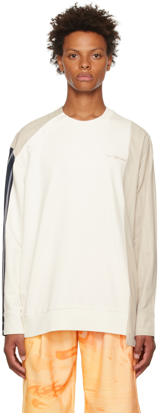 Feng Chen Wang White Phoenix Sweater