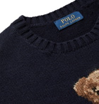 Polo Ralph Lauren - Preppy Bear Intarsia Wool Sweater - Blue