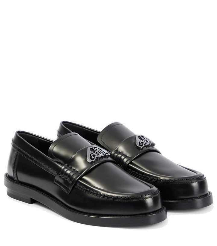Photo: Alexander McQueen Seal leather loafers