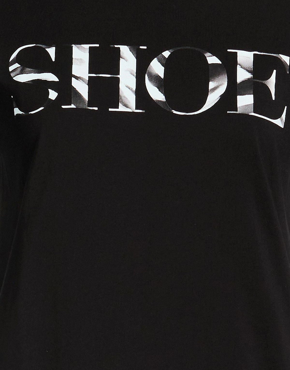 Shoe Womens T-shirt in Black