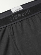 Zimmerli - Modal-Blend Jersey Long Johns - Gray