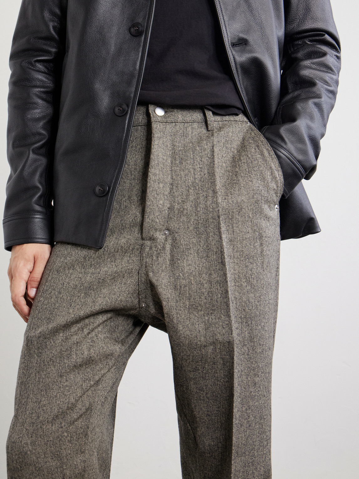 Rick Owens - Joris Cotton-Blend Twill Trousers - Green