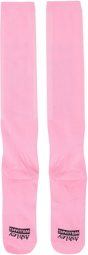 Ashley Williams Pink 'Suffer' Socks