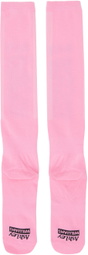 Ashley Williams Pink 'Suffer' Socks