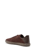 Jimmy Choo Diamond Flex Suede Sneakers Brown