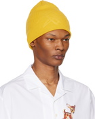 Stüssy Yellow Embossed Beanie