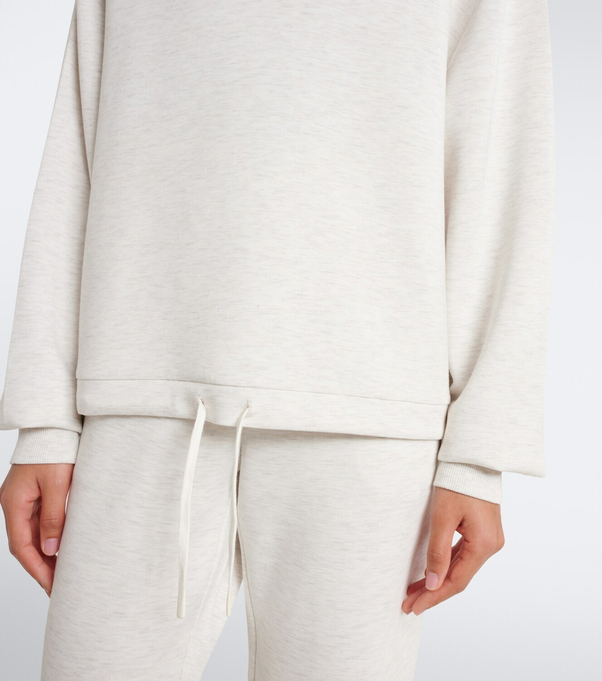 Varley Betsy draped jersey sweatshirt
