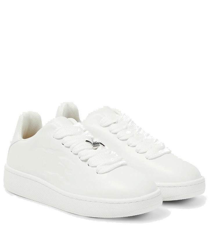 Photo: Burberry Box leather sneakers