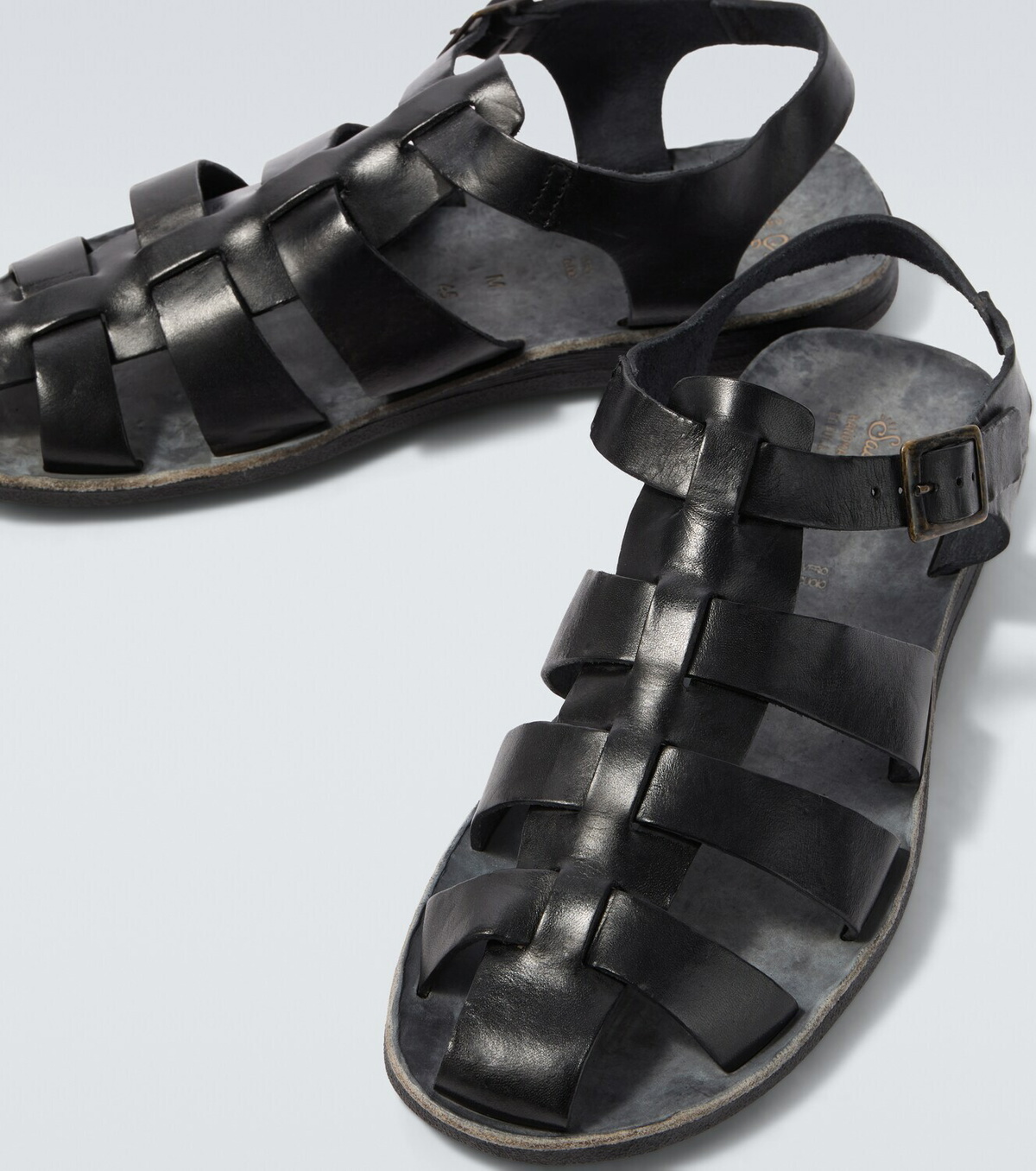 Sabah Porto leather fisherman sandals