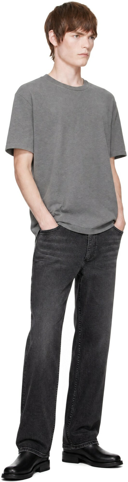 rag & bone Gray Fit 3 Athletic Jeans