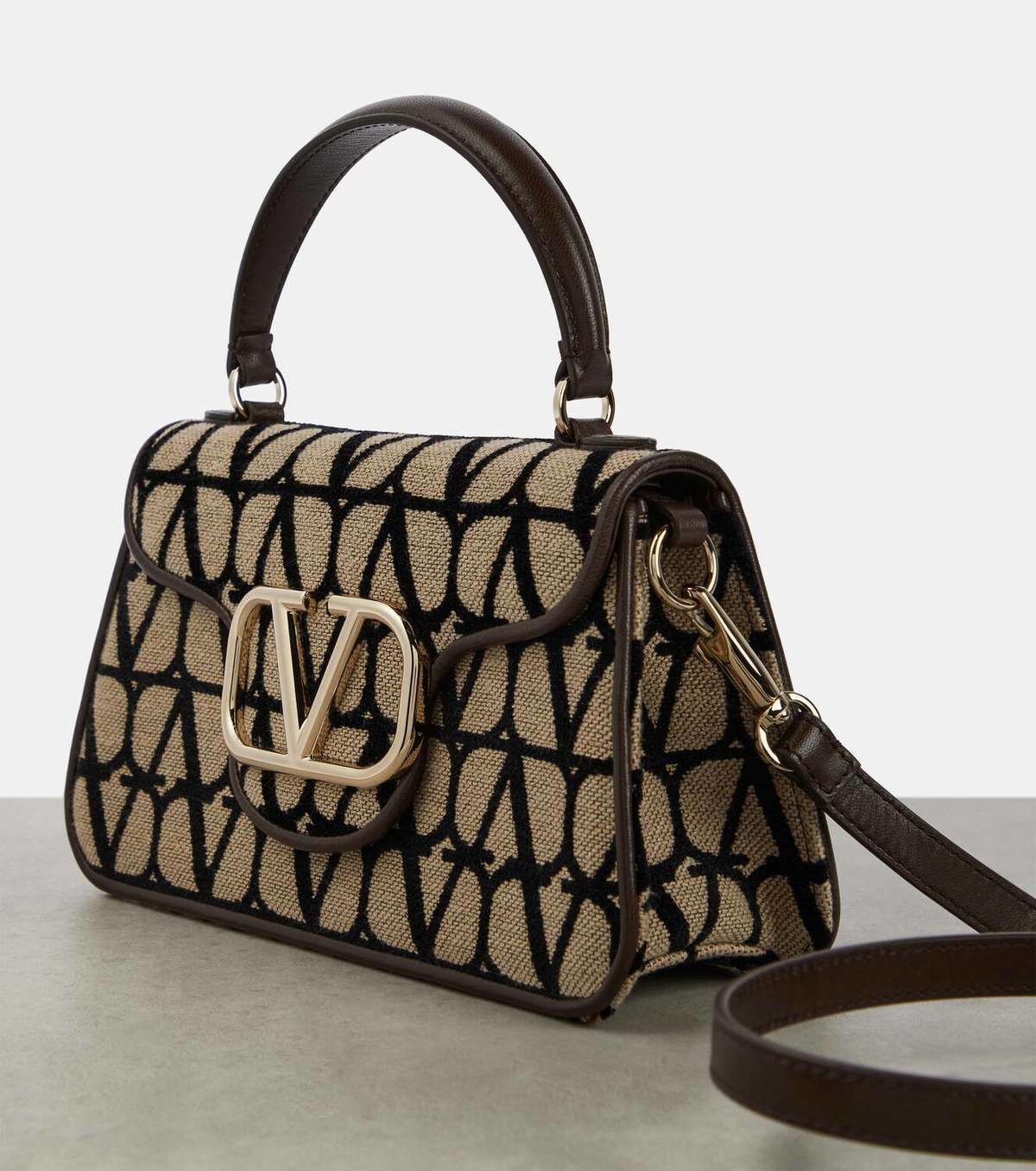 Valentino Garavani Locò Small Toile Iconographe shoulder bag