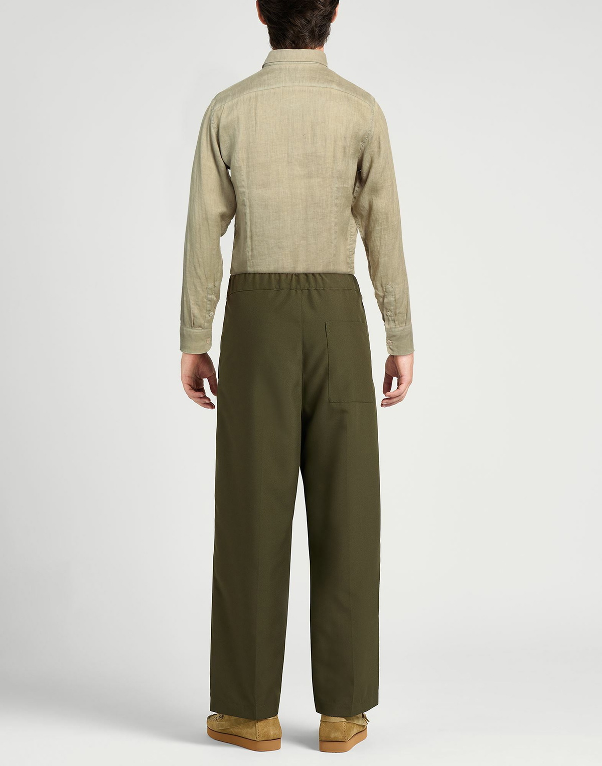 Eleventy Mens Shirt in Sage green
