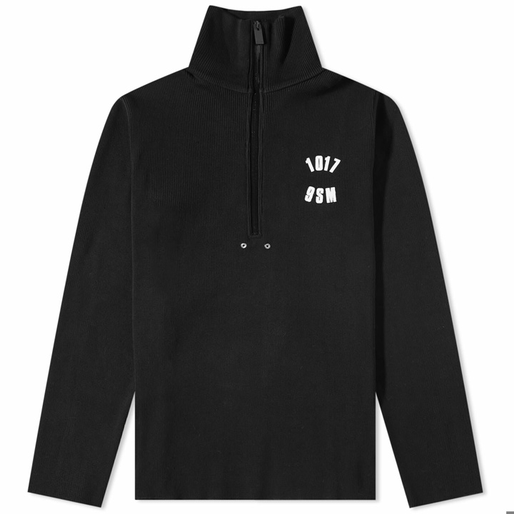 Photo: 1017 ALYX 9SM Men's Logo Quarter Zip Sweater in Black
