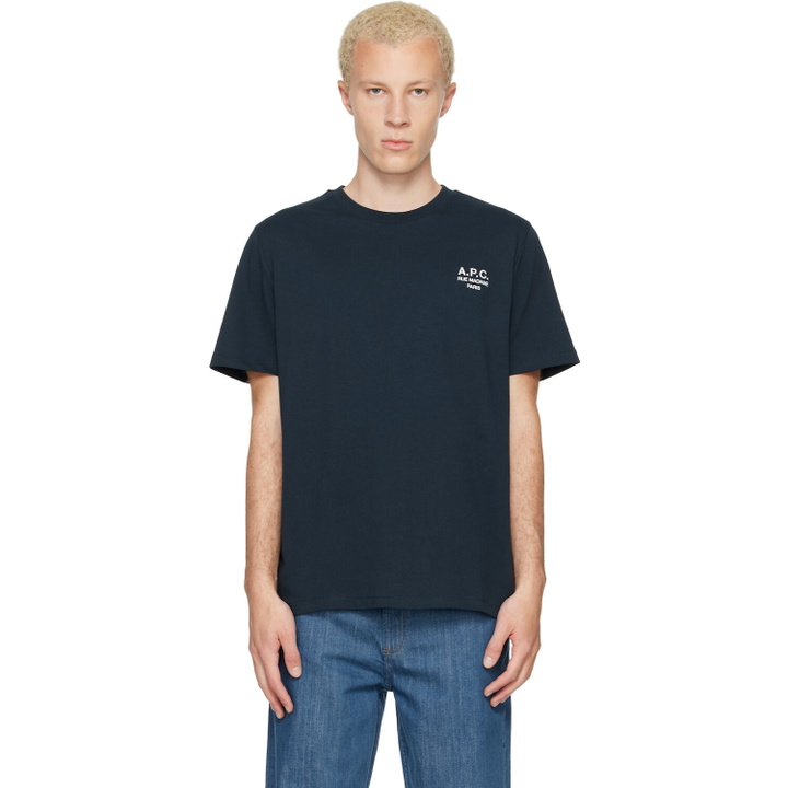 Photo: A.P.C. Navy Standard 'Rue Madame' T-shirt