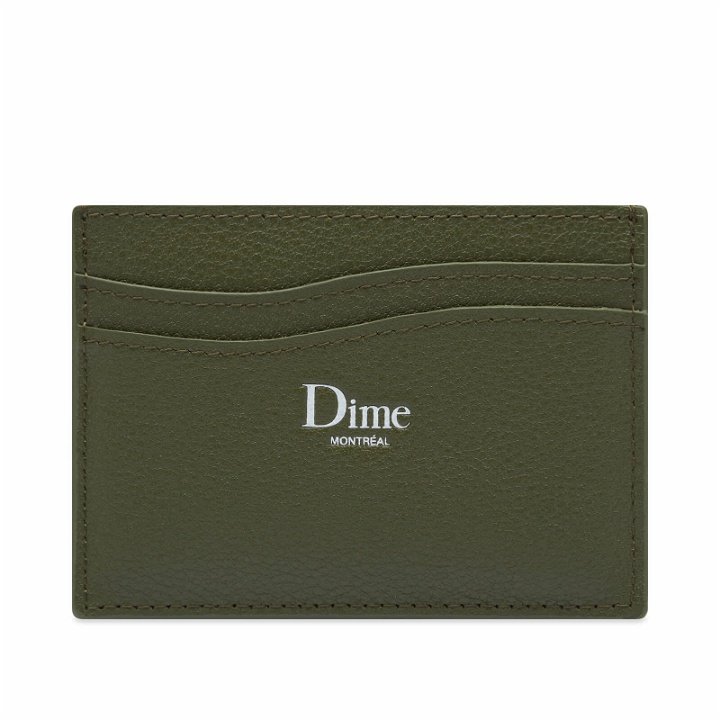 Photo: Dime Men's Wave Card Holder in Olive