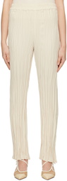 BITE Off-White Maisie Trousers