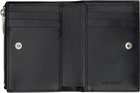 Off-White Black Jitney Bifold Quote Wallet