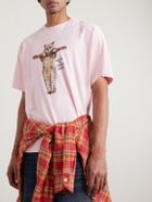 Story mfg. - Printed Cotton-Jersey T-Shirt - Pink