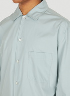 Convertible Collar Shirt in Light Blue