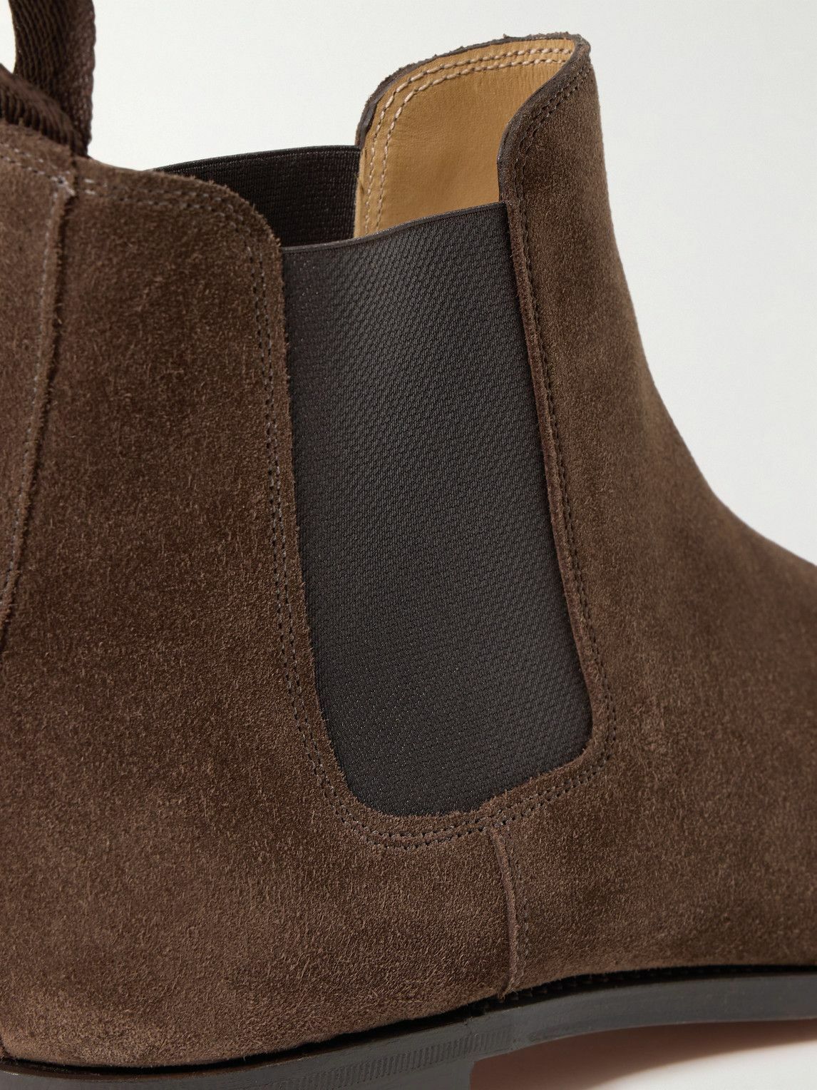 John Lobb - Lawry Suede Chelsea Boots - Brown