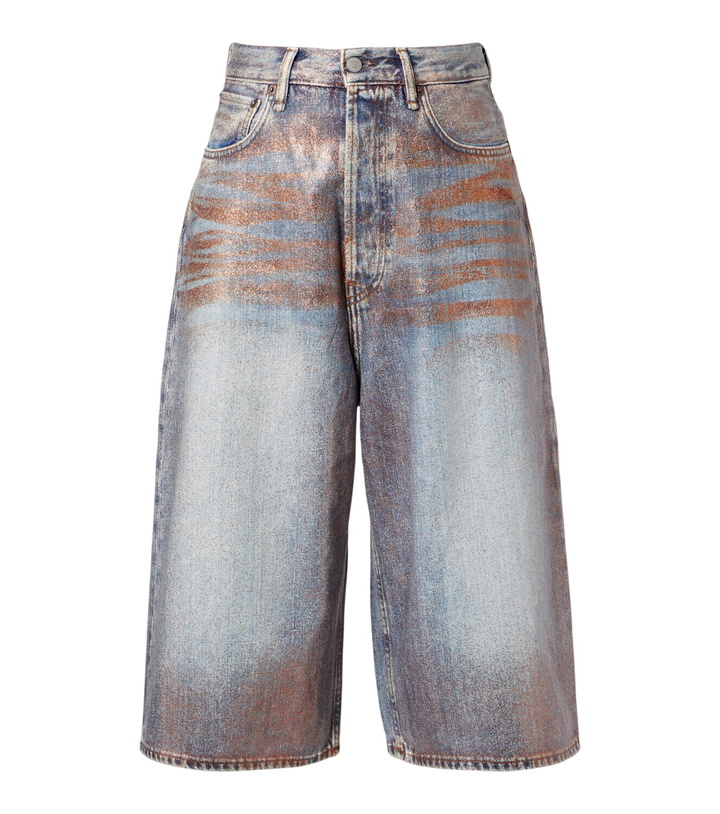 Photo: Acne Studios Coated denim culottes