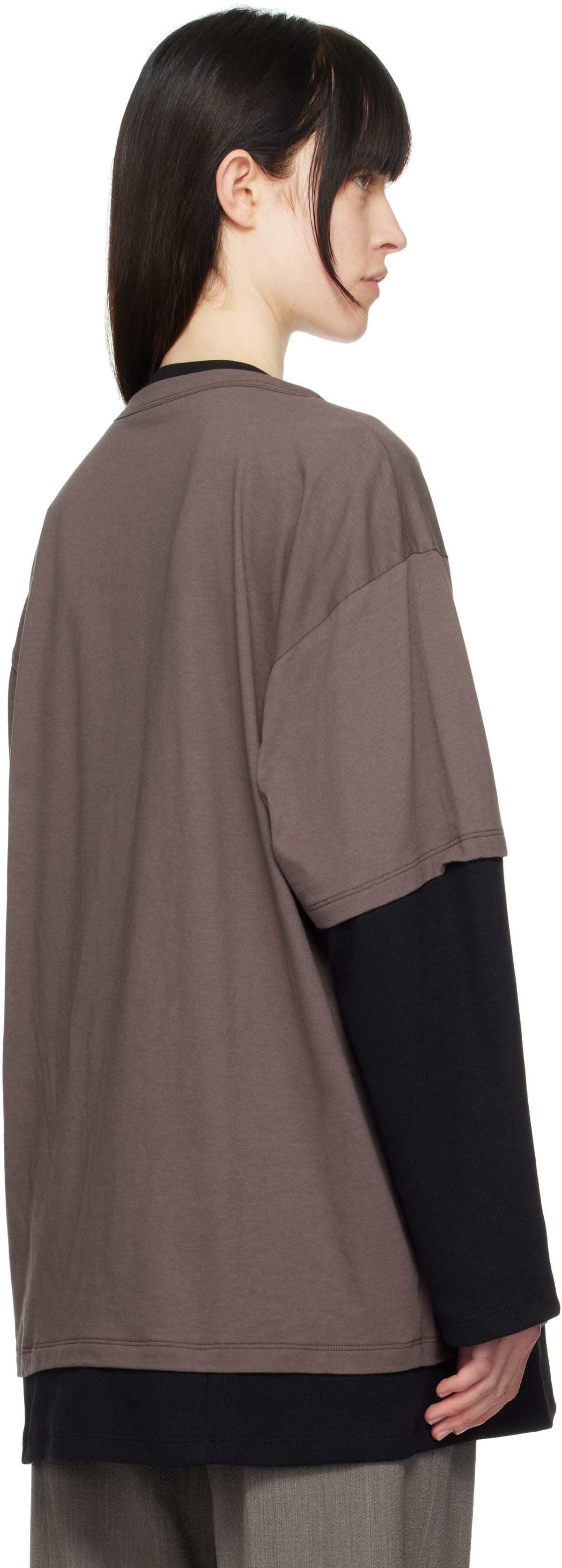 Magliano Black & Brown Trauma Long Sleeve T-shirt