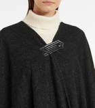 Moncler - Wool-blend blanket cape