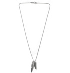 Isabel Marant - Feather Silver-Tone Necklace - Silver
