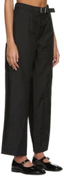 Tricot Comme des Garçons Black Polyester Trousers