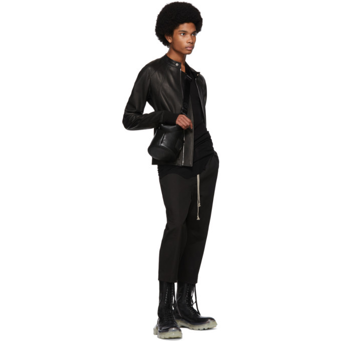Rick Owens Black Basic Rib Tank Top Rick Owens