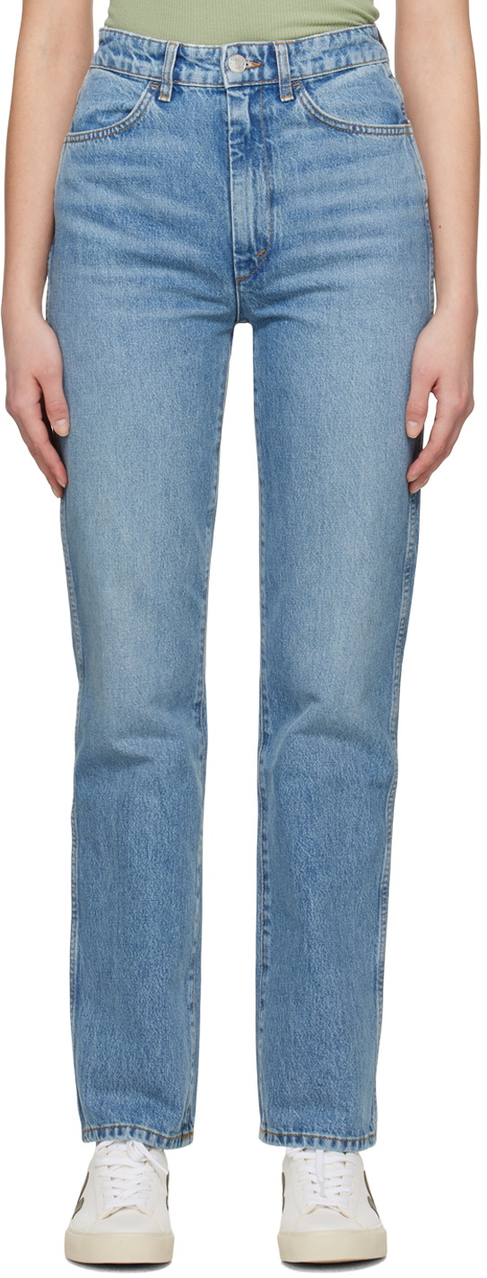 jeans cigarette Re/Done Blue 70s Cigarette Jeans Re/Done