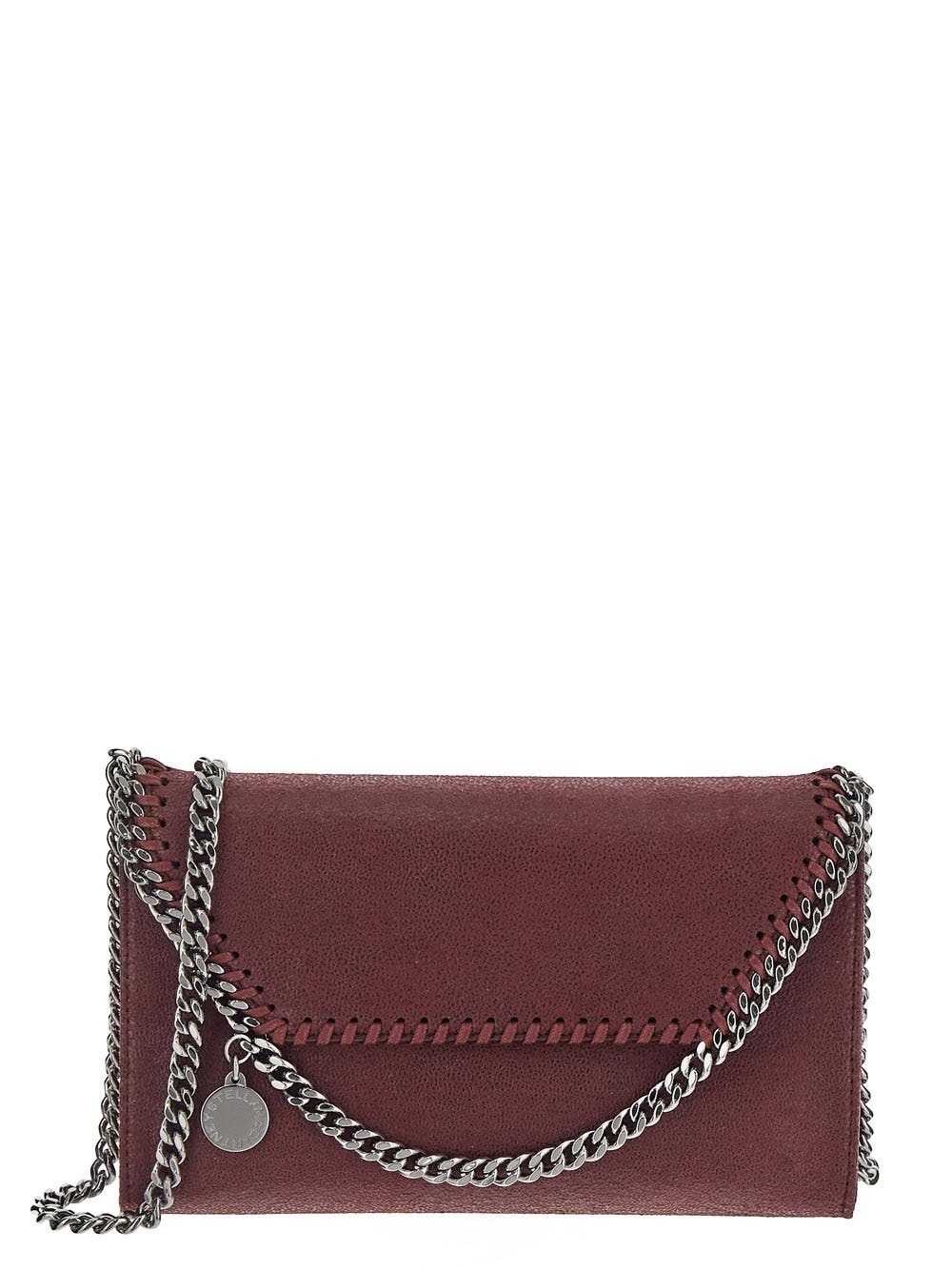 【Stella McCartney】PORTAFOGLIO FALABELLA SMALL（関税込み） Portafoglio con patta piccolo Falabella Nero da Women