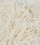 Alaïa Beaded fringed scarf